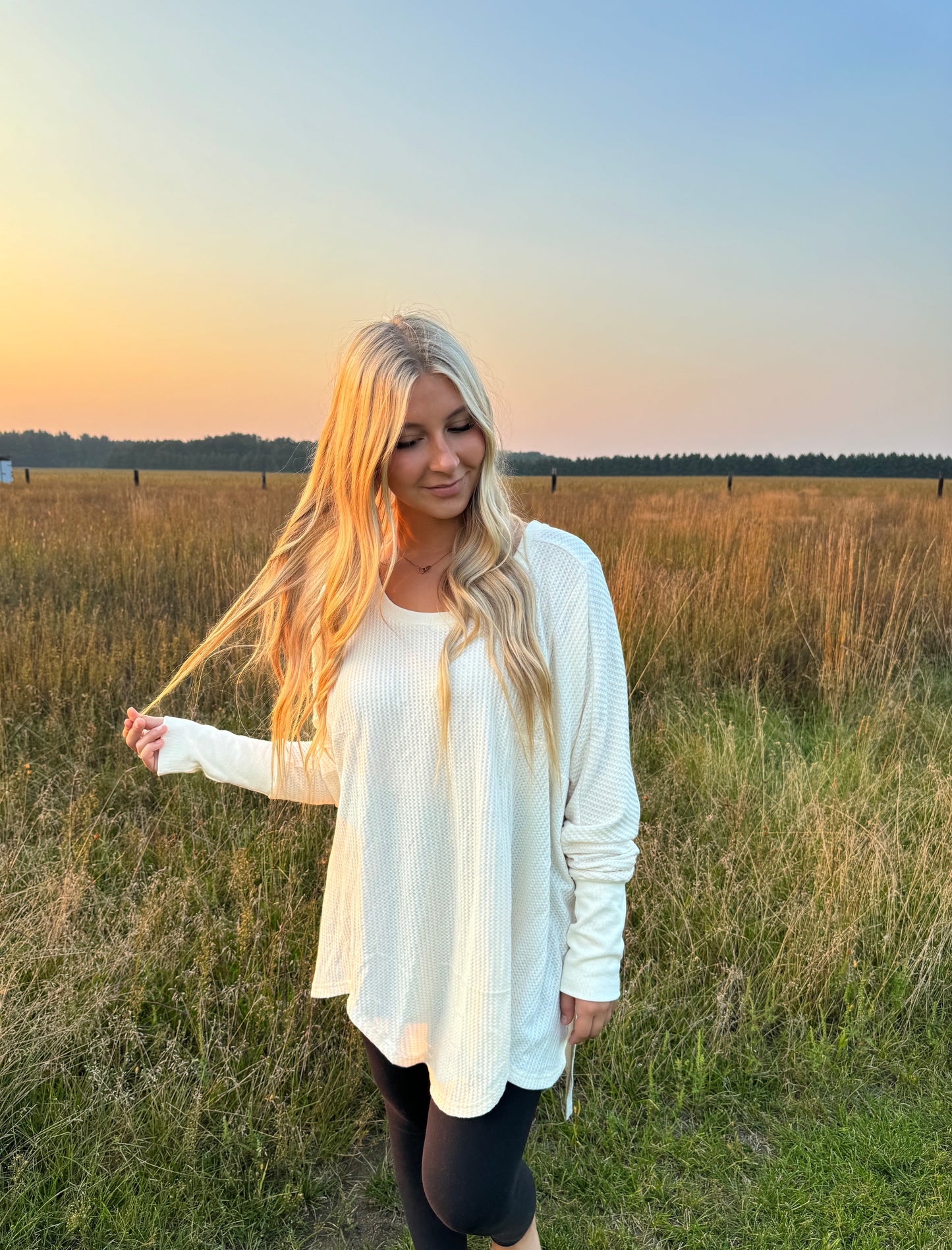 Exposed Seam Long Sleeve