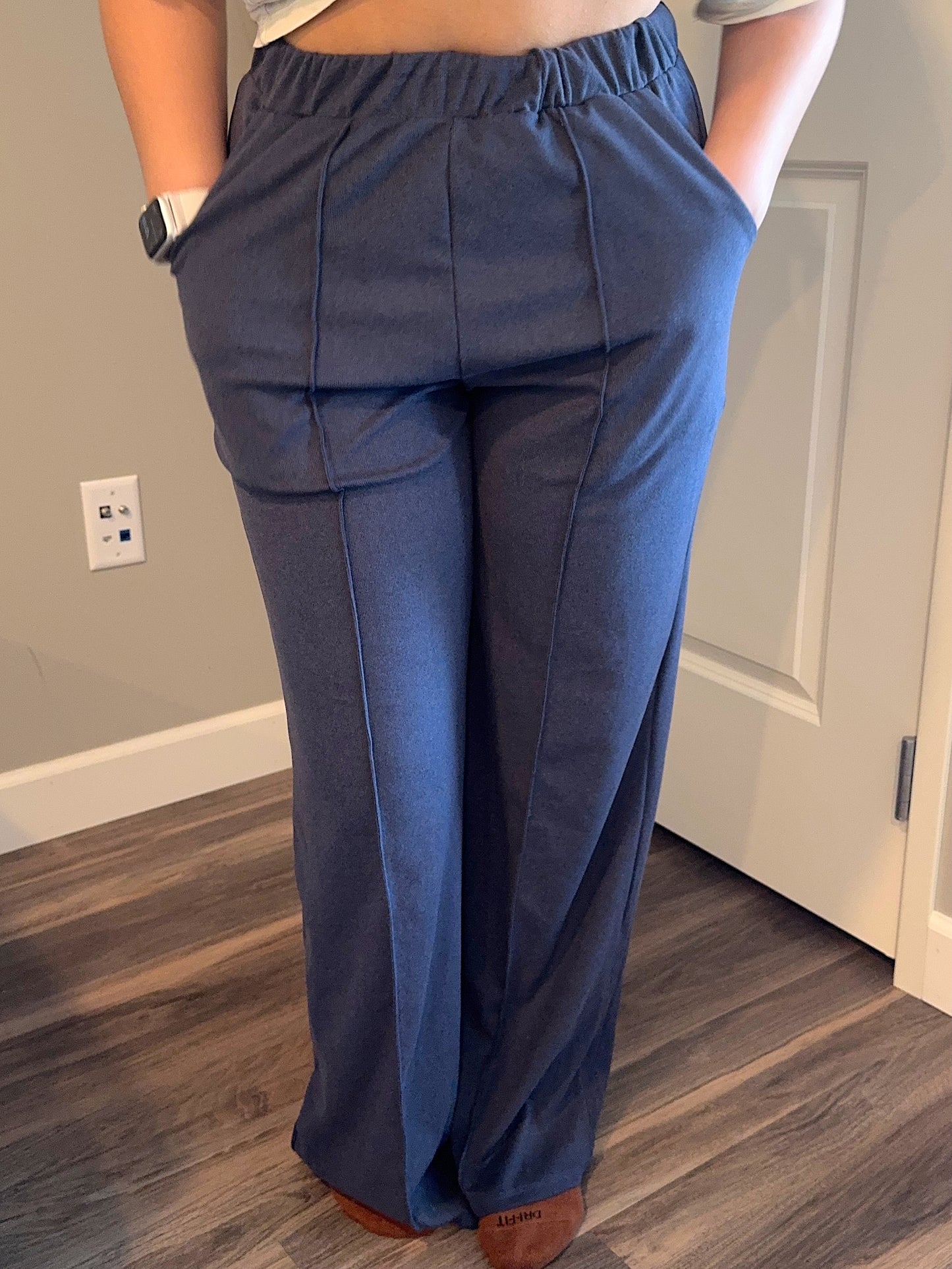 Midnight Wide Leg Pants