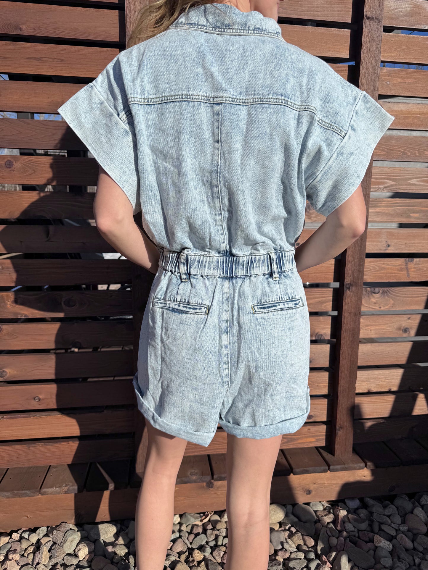 Mara Denim Romper