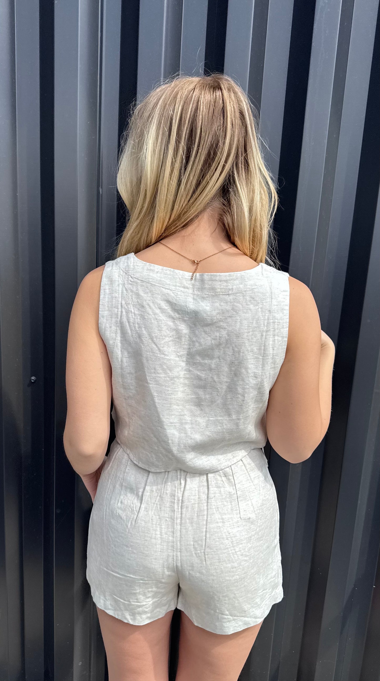 Sunbeam Crop Top and Shorts Set