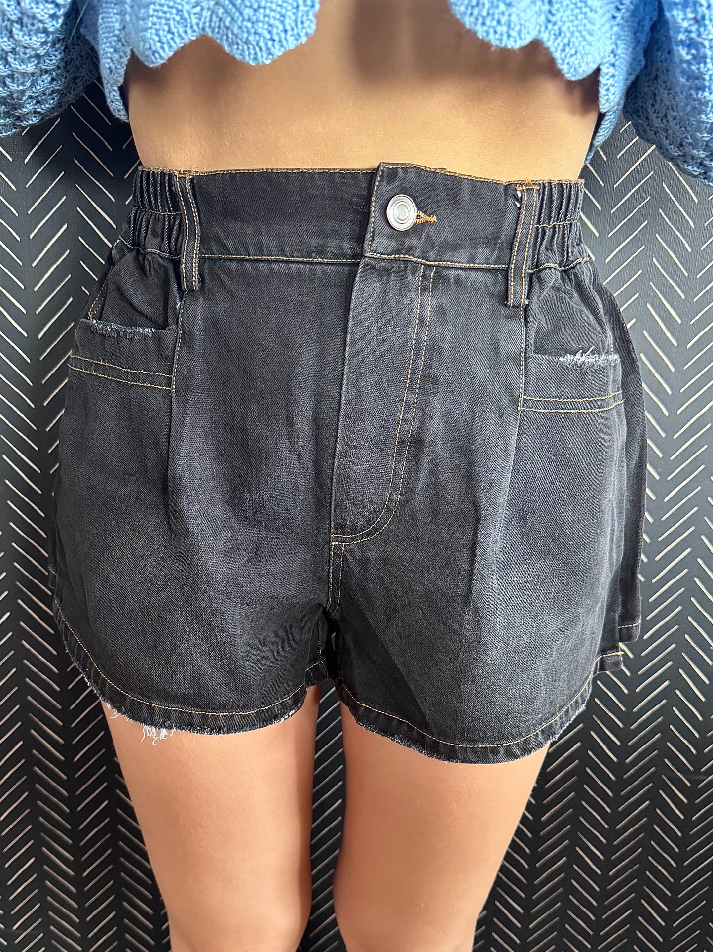 Off Duty Denim Shorts