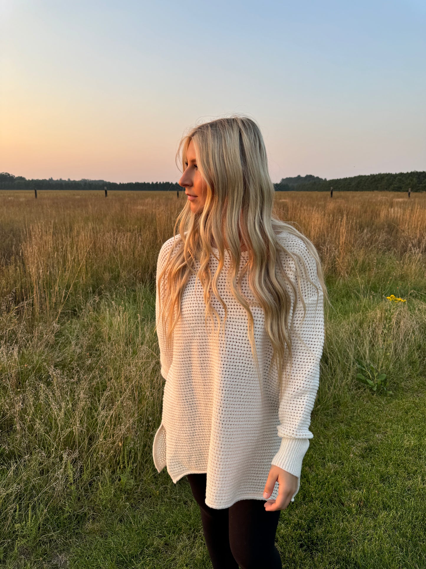 Waffle Breeze Sweater