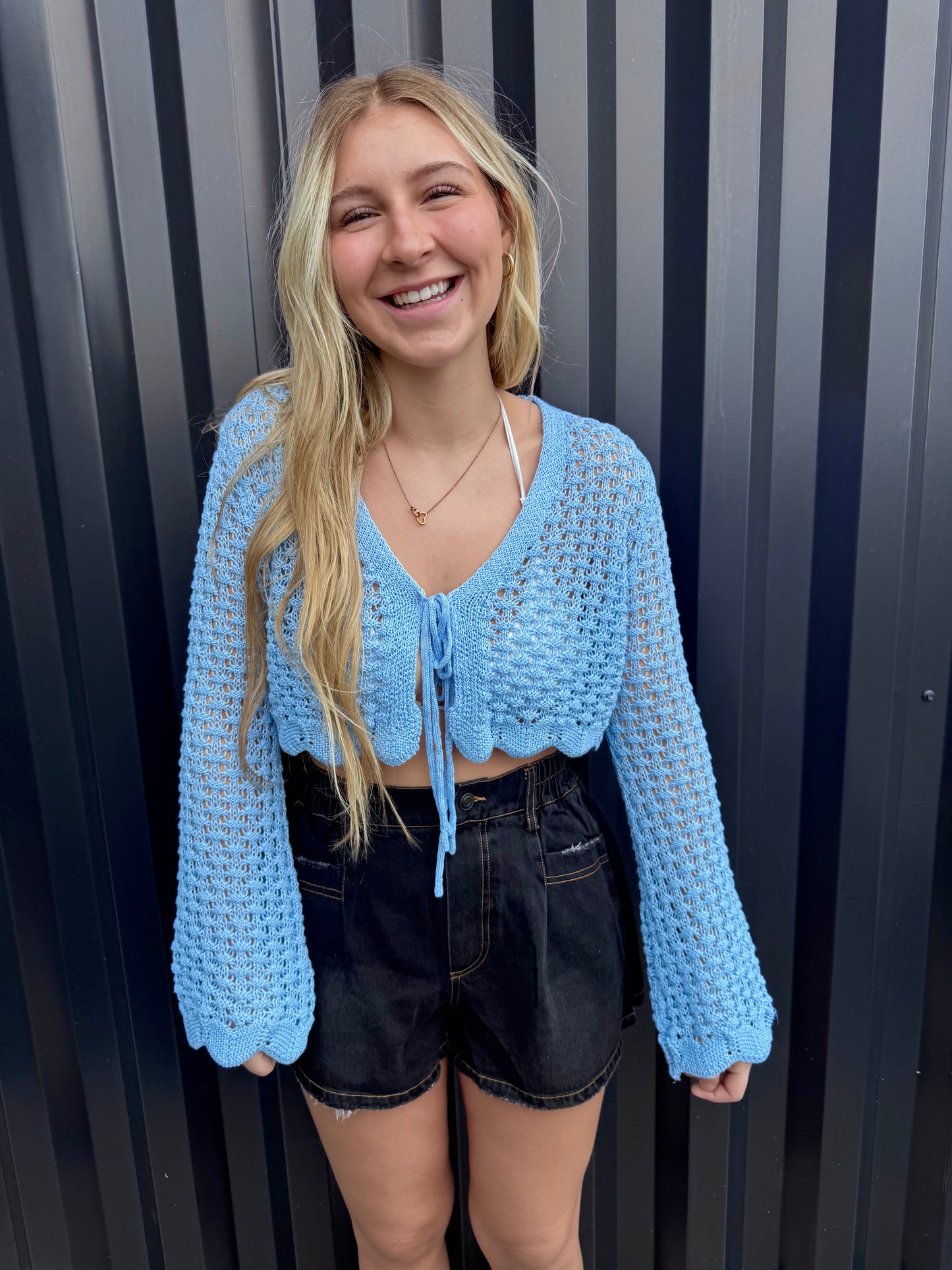 Capri Knit Cropped Cardigan