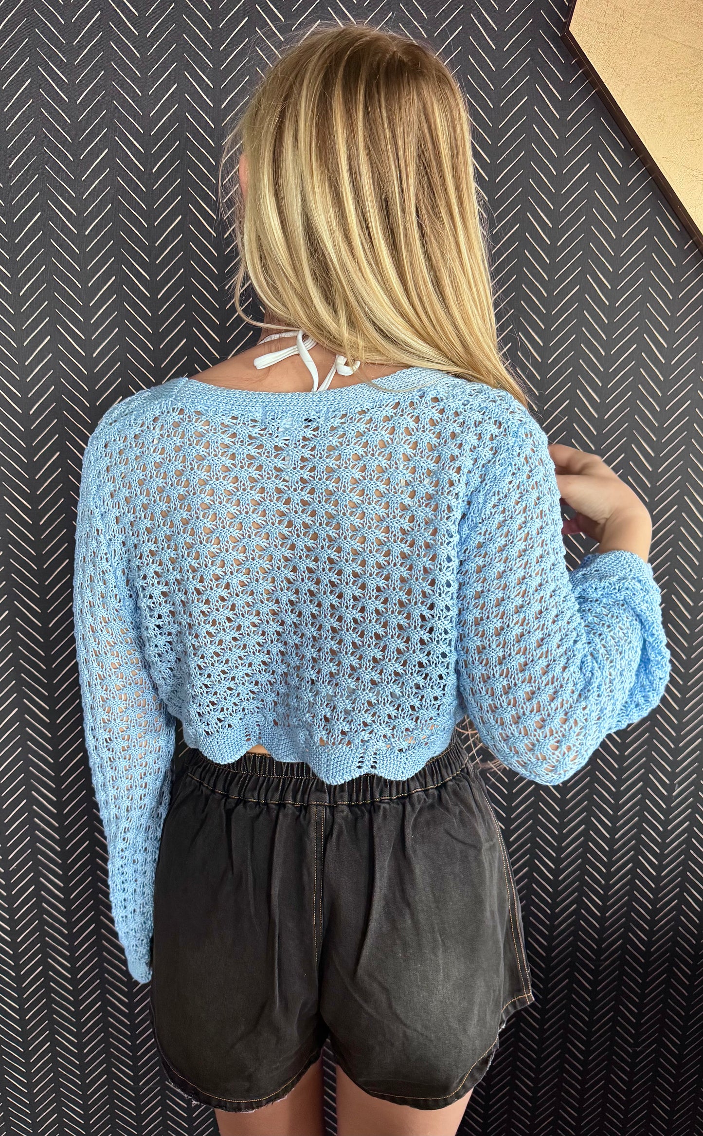 Capri Knit Cropped Cardigan