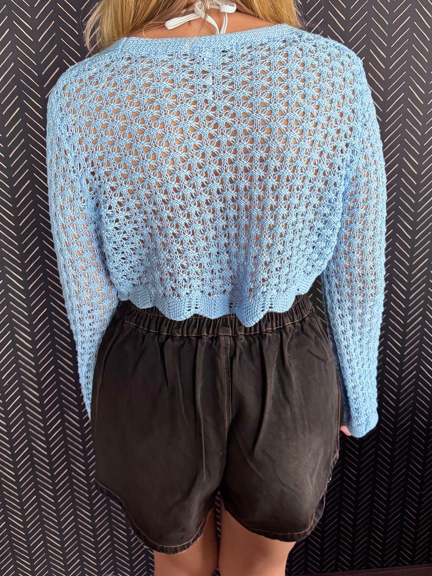Capri Knit Cropped Cardigan