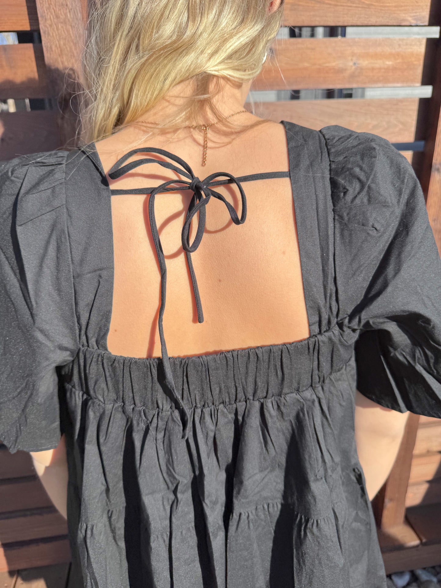 Sage Square Neck Dress